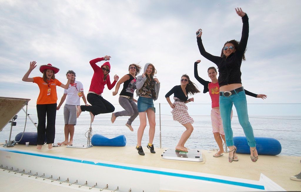 Sunset Boat Party with Floating Bar